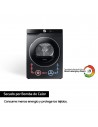 Secadora Condensación - SAMSUNG DV90T6240LB/S3, Bomba de Calor, 9Kg, Negro, Eficiencia C