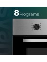 Horno Multifunción - SVAN SHM8700DPX, Inox, 8 programas, 70L, VaporClean