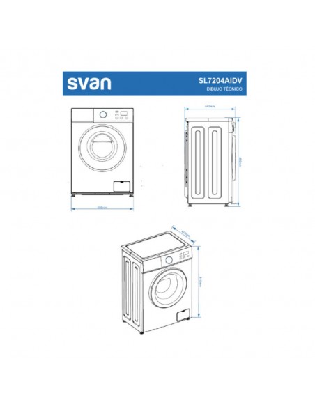 Lavadora Libre Instalación - SVAN...