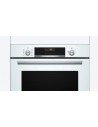 Horno Multifunción - BOSCH HBG536EW4, Cristal Blanco, 71L, EasyClean