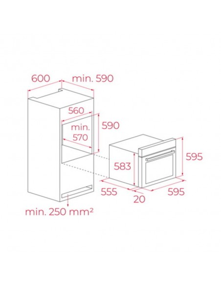 Horno Multifunción - TEKA HCB 6375 P,...