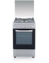 Cocina Gas Butano - SVAN SKG4501X, 4 Fuegos, Inox