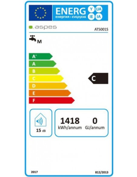 Termo - ASPES AT5001S, 50L, Vertical