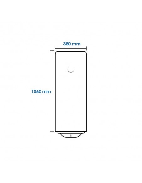 Termo - ASPES AT8001S, 80L, Slim,...