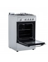 Cocina Gas - ASPES AKG4501X, Inox, 4 Fuegos
