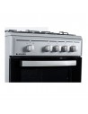 Cocina Gas - ASPES AKG4501X, Inox, 4 Fuegos