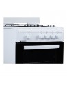 Cocina Gas - ASPES AKG4501, Blanco, 4 Zonas, Ancho 50 cm