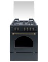 Cocina Gas Butano - SVAN SKGW4600RN, 4 Fuegos, Negro, 60 cm