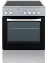 Cocina Vitrocerámica - Svan SKV4600X, Inox, 60 cm, 4 Fuegos