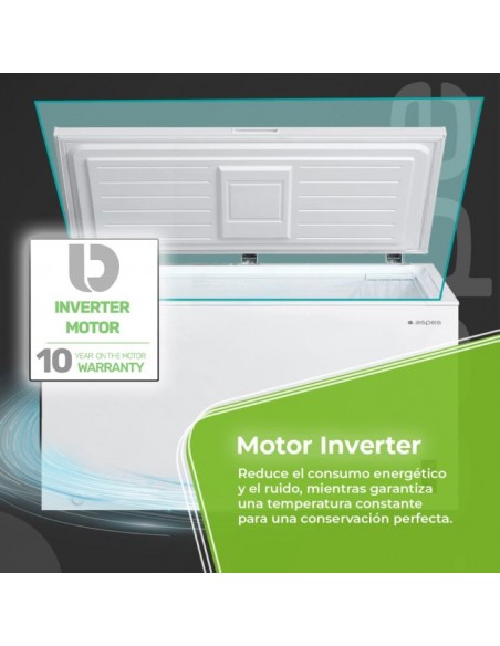 Arcón Congelador - ASPES ACHH4500EDC,...