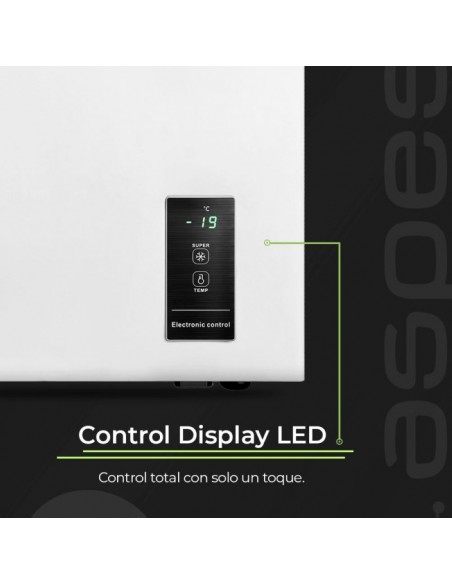 Arcón Congelador - ASPES ACHH4500EDC,...