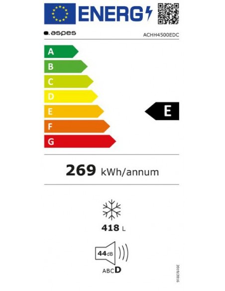 Arcón Congelador - ASPES ACHH4500EDC,...