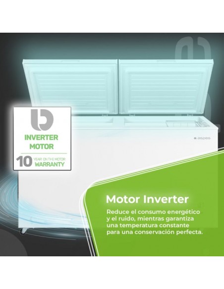 Arcón Congelador - ASPES ACHH5201EDC,...