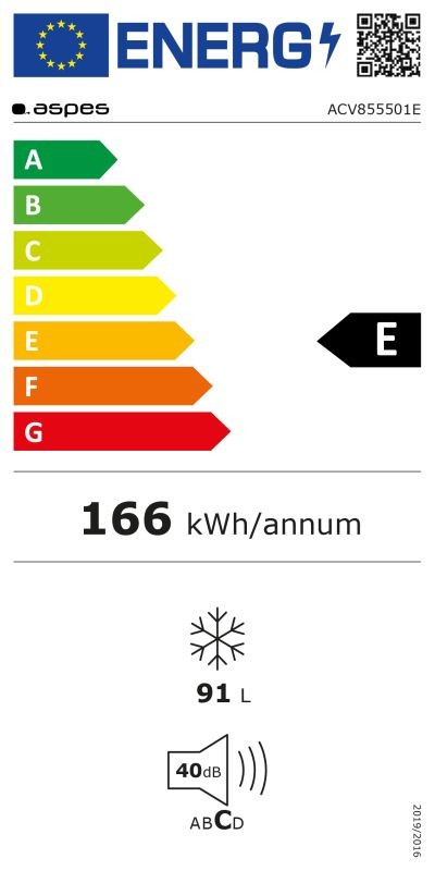 Etiqueta de Eficiencia Energética - ACV855501E