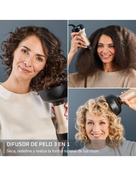 Secador - ROWENTA CV7D30E0, Curl...