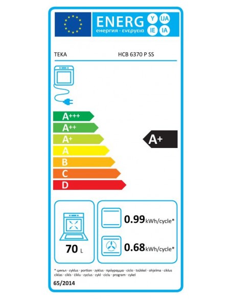 Horno Pirolítico - TEKA HCB 6370,...