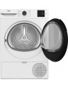 Secadora Carga Frontal - BEKO BM3T39220WB, Blanco, 9 Kg, Eficiencia E, Bomba de Calor