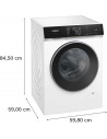 Lavadora Libre Instalación - SIEMENS WG44H2A0ES, Blanco, 9 kg, 1400 rpm, Eficiencia A