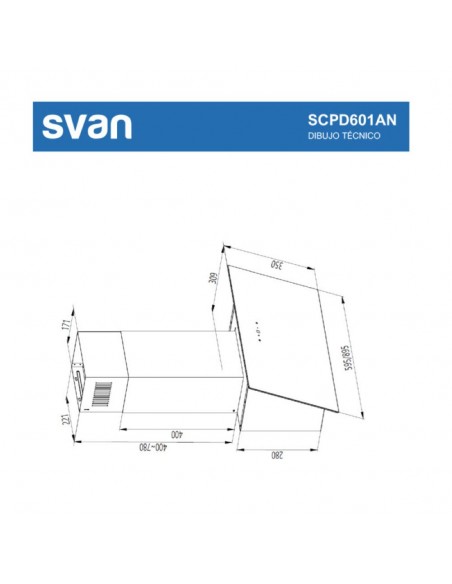 Campana Decorativa - SVAN SCPD601AN,...
