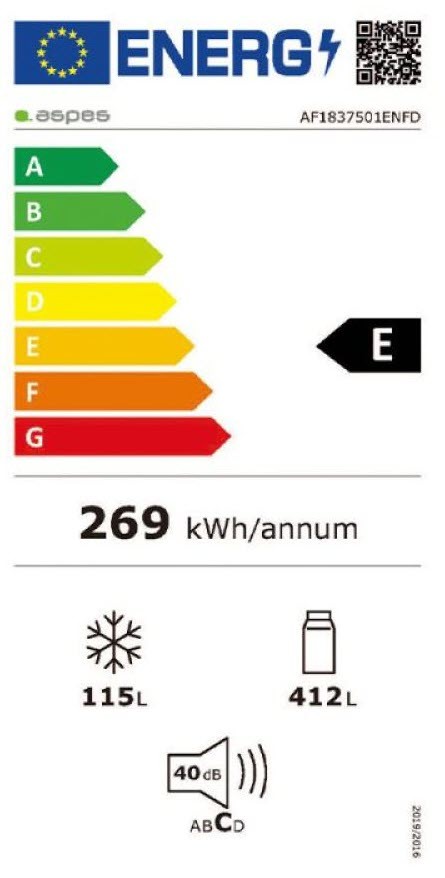 Etiqueta de Eficiencia Energética - AF1837501ENFDX