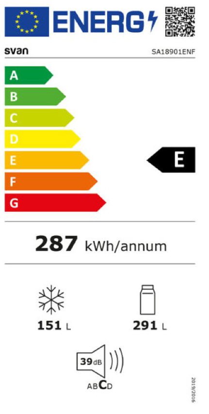 Etiqueta de Eficiencia Energética - SA18901ENF