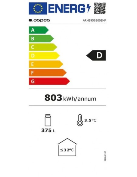 Frigorífico - ASPES ARH185601D,...