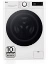 Lavadora Libre Instalación - LG F4WR6010A0W, Blanco, 10 Kg, 1400 rpm, Eficiencia A