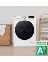Lavadora Libre Instalación - LG F4WR6010A0W, Blanco, 10 Kg, 1400 rpm, Eficiencia A