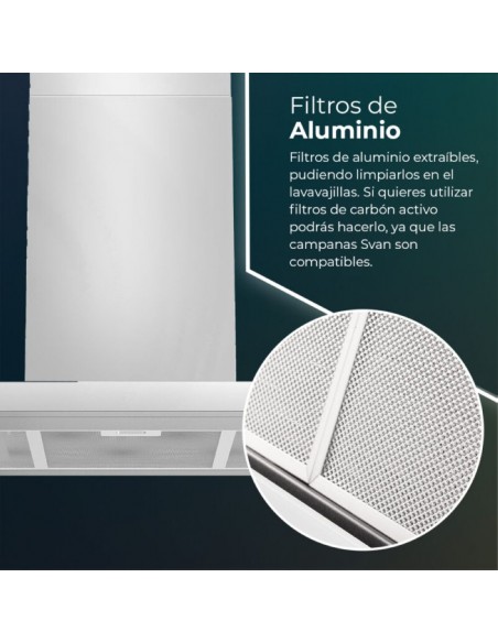 Campana Decorativa - SVAN SCPT901AX,...