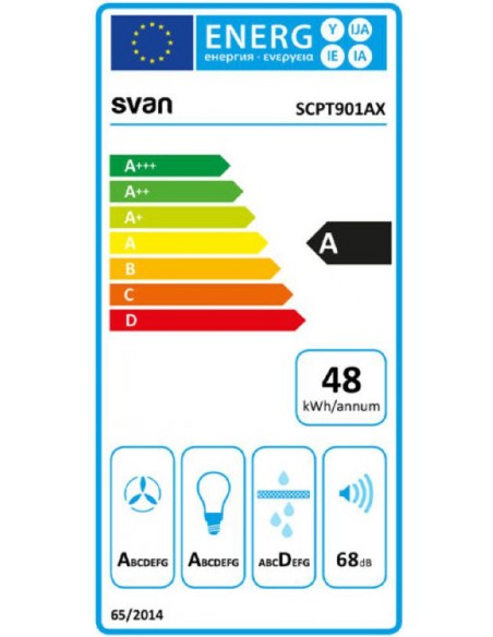 Campana Decorativa - SVAN SCPT901AX,...