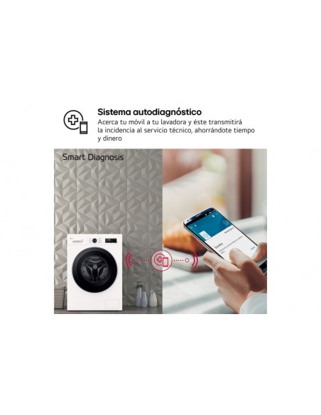 Lavadora Secadora - LG W4X1095NWK,...