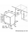 Lavavajillas Integrable - BOSCH SMH4HVX14E, Tercera Bandeja, 14 Cubiertos
