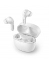 Auriculares Inalámbricos Deportivos - PHILIPS TAT2206WT/00, Bluetooth True Wireless, Blanco, IPX4