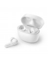 Auriculares Inalámbricos Deportivos - PHILIPS TAT2206WT/00, Bluetooth True Wireless, Blanco, IPX4