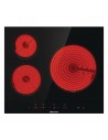 Placa Vitrocerámica - HISENSE E6332BSCE, 3 Zonas, Negro