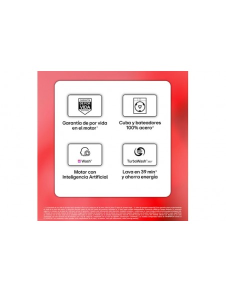 Lavadora Libre Instalación - LG...