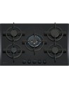Placa Gas Natural - BALAY 3ETG676RB, 5 Zonas, Cristal Negro