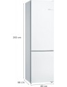 Combi Libre Instalación - BOSCH KGN39VWDC, Blanco, 2.03 m, Eficiencia D