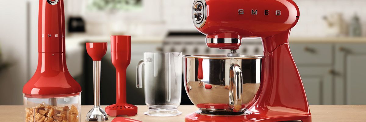 Repostería Smeg Rojo