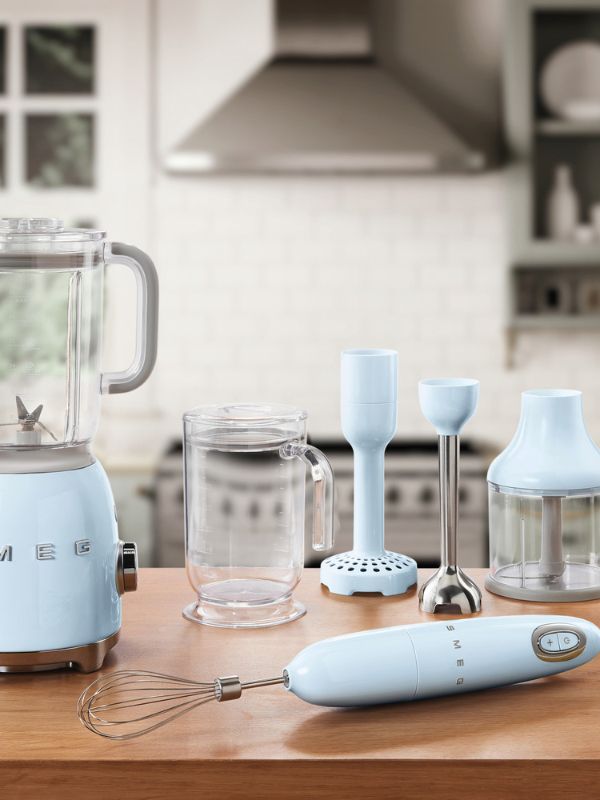 Batidora de Mano Smeg Azul