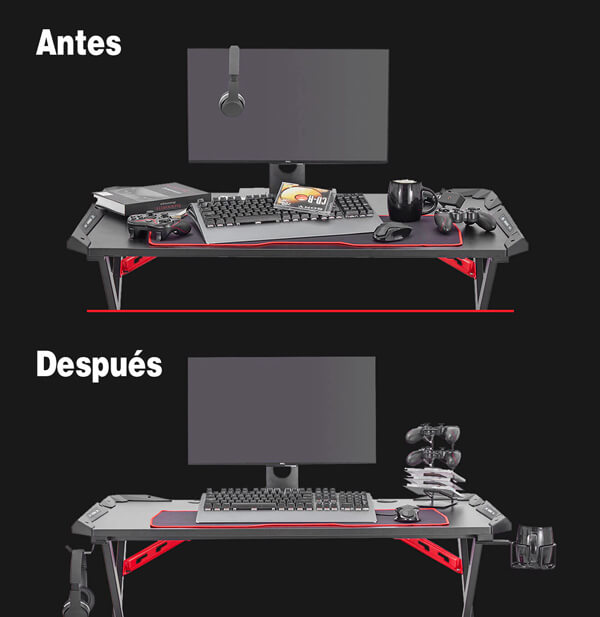 Antes, después